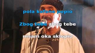 Zeljko Bebek  Sinoc sam  Karaoke [upl. by Stringer]