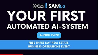 Your First Automated AISystem 3Day Real Estate Business Operations Event Promo [upl. by Nanam]