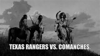 Texas Rangers vs Comanches Battle of Little Robe Creek  Spears vs Pistols [upl. by Lila127]