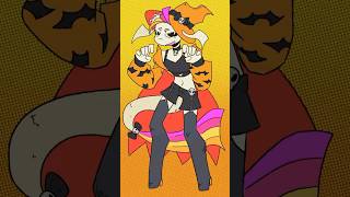 Yayyyy Spooky month DressupTober by Unknownspy halloween memeanimation animation digitalart [upl. by Aniuqaoj]