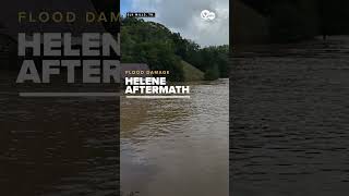 Tennessee flood damage due to monster storm Helene Elk Mills flooding [upl. by Gentilis]