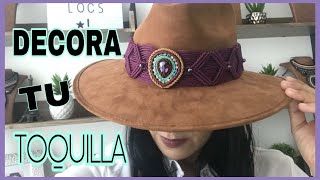 DIY COMO DECORAR TOQUILLAS CHIAPANECAS PARA SOMBREROS 👩🏻‍🌾💕 [upl. by Xad]