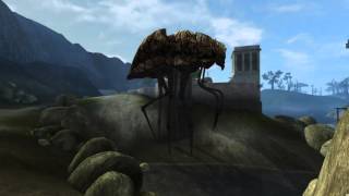 Silt Strider Animation Restored  a mod for TES III Morrowind [upl. by Nella380]