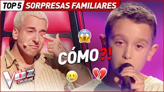 ¿Reconocerán los COACHES a sus FAMILIARES en La Voz 😱 [upl. by Coraline]