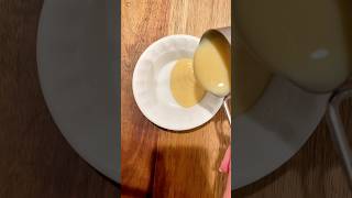 Easiest homemade sweetened condensed milk milk baking holiday bakingbasics [upl. by Gustave]