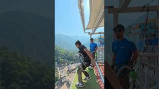 Splash Bungy Rishikesh bungee bungeejumping jumping adventure trending viral bungy shorts [upl. by Miculek17]