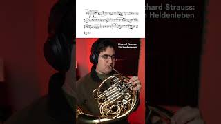 The opening to Strauss’ Ein Heldenleben frenchhorn classicalmusic orchestra [upl. by Asilef155]