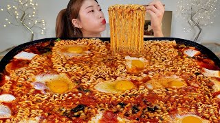 ASMR 간단하게 순두부진짬뽕 8봉지 계란8개 리얼먹방  Eat 8 ramen and 8 eggs MUKBANG [upl. by Shannah]