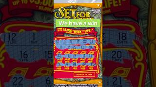 Halloween Winner 💀newyorklottery scratchofftickets setforlife halloween profit fun shorts [upl. by Barnett]