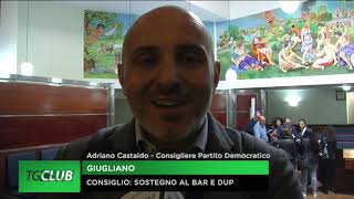 Consiglio a Giugliano sostegno al bar dopo bomba e approvazione Dup [upl. by Devondra]