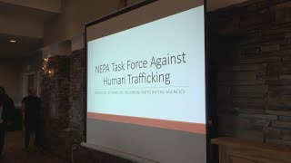 Authorities gathered to combat human trafficking in Tunkhannock [upl. by Aihsenal442]