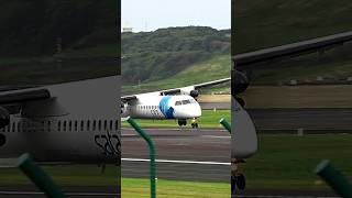 AMAZING AVIATION  Compilation  at Lajes Terceira island Azores shorts [upl. by Einalem538]