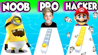 NOOB vs PRO vs HACKER in Smile Rush Prezley [upl. by Shelley]