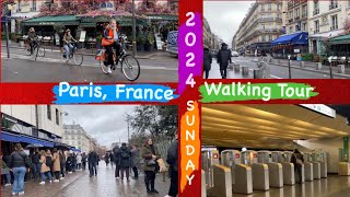 Paris France walking tour Part 1 Paris 2024  Paris 4K Ultra HD  Paris 4K HDR 60 fps [upl. by Aisya765]