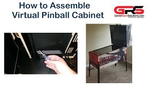 GameRoomSolutions com 40 Virtual Pinball Cabinet Assembly [upl. by Attennaj]