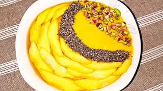 Mango Smoothie Bowl  How to Make a Mango Smoothie Bowl  Thick Mango Smoothie Bowl Recipe  Shake [upl. by Derward]