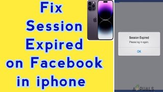 how to fix session expired on Facebook in iphone  session expired please log in again iphone [upl. by Gardie]