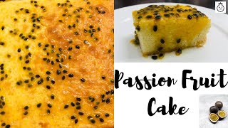 Passion Fruit Cake Recipe  Christmas Special  Fluffy and Moist Dessert Cake  My Kitchen Lab [upl. by Fidela192]