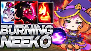 Full BURN Neeko Build is SO ANNOYING Malignance Neeko [upl. by Atinreb]