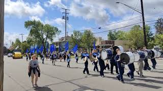 Farmington High School Marching Band 2024 Memorial Day Parade [upl. by Orest]