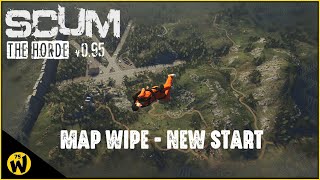 SCUM 095  Official Scum Server Adventures  MAP WIPE  NEW START [upl. by Marena]