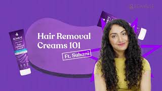 All about Hair Removal creams  First time hair removal  Bombae [upl. by Yrkcaz396]