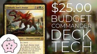 Gishath Suns Avatar  EDH Budget Deck Tech 25  Tribal  Magic the Gathering  Commander [upl. by Linnet]