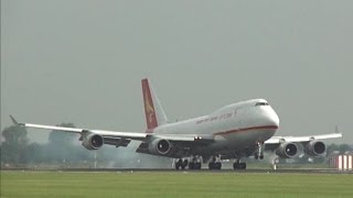 Plane spotting at Schiphol Airport  Beautiful landings amp take offs [upl. by Chick]