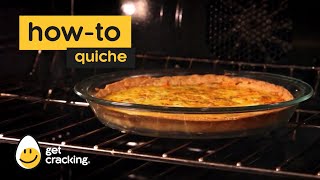 Quiche Recipe How to Make Basic Quiche [upl. by Jacquenette]