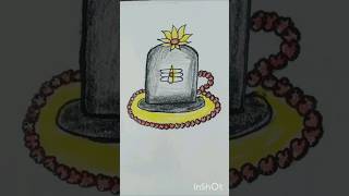 shivling drawingart drawing painting coloring draw shivling painting easydrawing artwork [upl. by Nyladgam]