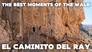 El Caminito del Rey El Chorro  Dangerous Hiking Trail  Malaga Spain Adventure Walking Trek Tour 4k [upl. by Doloritas406]