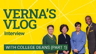 Vernas Vlog Interview with College Deans part 1 [upl. by Anidan190]