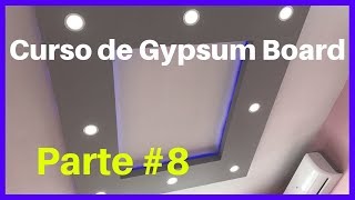 Curso de Gypsum Board parte 8 Como instalar cablería electrica y los paneles de Gypsum [upl. by Season]