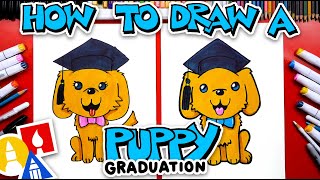 How To Draw A Graduation Puppy [upl. by Schlenger]