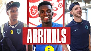 Nketiah and Colwill join Squad amp Rashfords Tiny Shin Pads  Arrivals [upl. by Annaet]