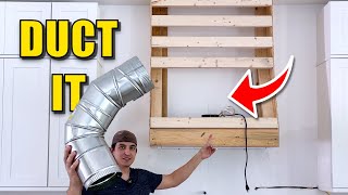 How to Install Range Hood Duct for the First Time [upl. by Mandler]