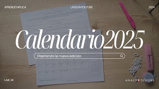 🤓 NUEVO  CALENDARIO 2025 DISEÑANDO EN ILLUSTRATOR [upl. by Libnah]