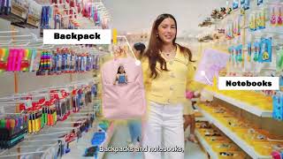 Backpacks and notebooks for backtoschool Meron DIYan  MR DIY Philippines [upl. by Mitman55]