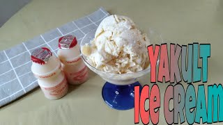 YAKULT ICE CREAM  2 INGREDIENTS  TRENDING YAKULT ICE CREAM  EASY RECIPE  JEC ROQUE [upl. by Griseldis]