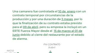 Duracion contratos temporales tras un ERTE ¿Cuál es la nueva fecha de finalización [upl. by Dnalrah]