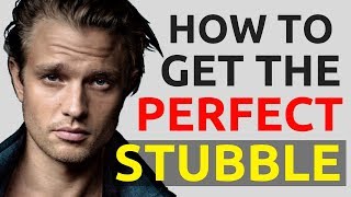 Designer Stubble  How To Get The Perfect Stubble  Facial Grooming Tips For Beard Trimming [upl. by Llecrad302]