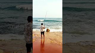 Ultimate Sea Shore Fishing fishing shorts youtubeshorts [upl. by Ybbil]