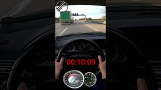 MercedesBenz E 250 CGI W212 204 PS 0100 kmh Acceleration Test [upl. by Fritze]