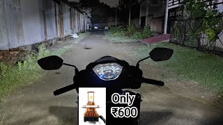 CYT h4 led headlight and t10 led meter bulb for activa 125 bs6 Better than OEM Led [upl. by Sudnac264]