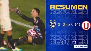 Resumen Cienciano 0 2  4 0 Universitario [upl. by Ednalrim]