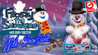 Gemmy Industries 2008 Dancing Frosty the snowman with snowflake BNIB [upl. by Serle]