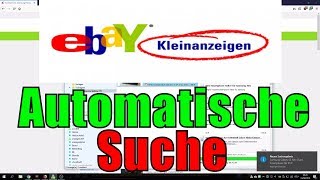 Ebay Kleinanzeigen  automatische Suchen einrichten mit Benachrichtigungen [upl. by Redna]