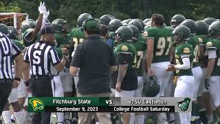 2023  FSU vs Castleton Football 992023 [upl. by Hyacinthia]