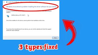 How To Fix quotWindows Encountered a Problem Installing the Driver Software For Your Devicequot Windows 10 [upl. by Veradis]