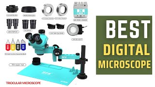 Best Digital Microscope  RF4 Trinocular Stereo Microscope Set Review in 2024 [upl. by Eanahs]